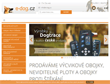 Tablet Screenshot of e-dog.cz